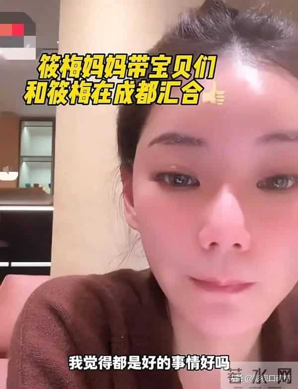 马筱梅清醒回答:不参与汪家与徐家的事情,孩子回北京读书是好事