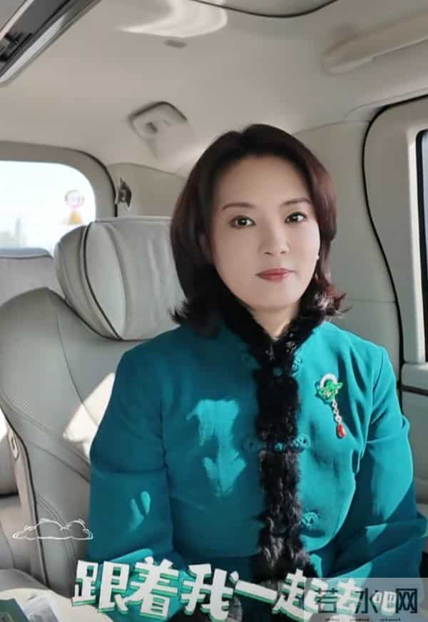 刘芳菲乘车赴彩排,着中式绿装谈古建筑寻访美学沉淀