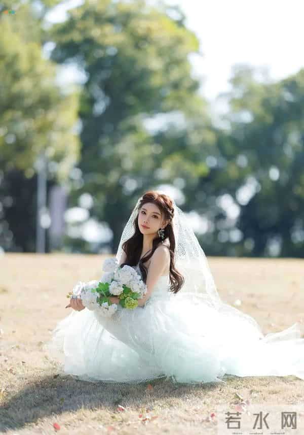 杨晨晨 白色婚纱