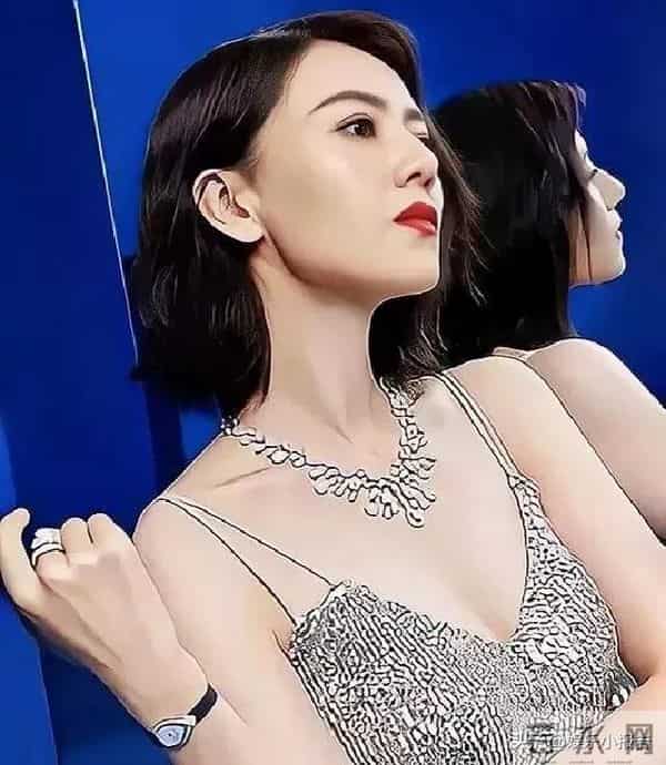 高圆圆日渐丰腴了，毕竟年龄大了