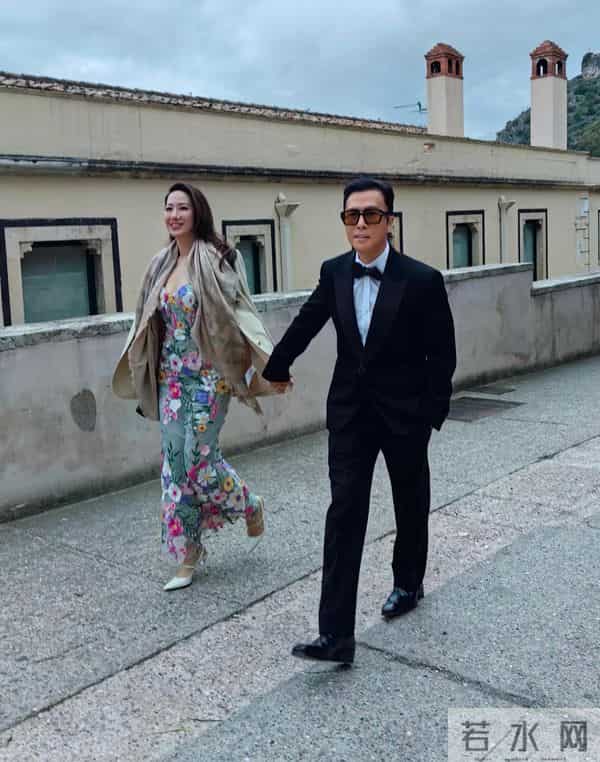 温州日清集团嫁女，甄子丹和汪诗诗甜蜜牵手，任达华女儿长得像他