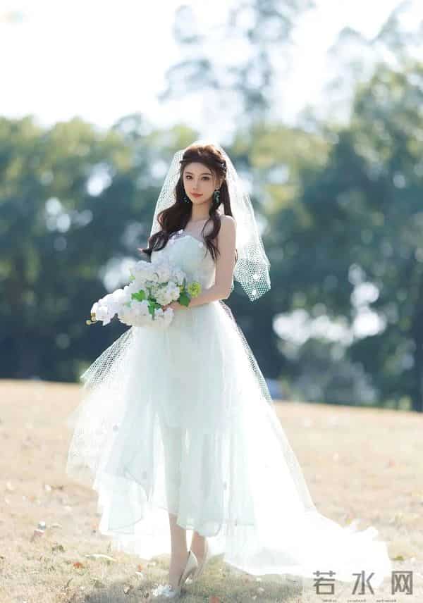 杨晨晨 白色婚纱