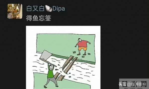 白百何朋友圈发文：得鱼忘筌，配图是过河拆桥，疑似内涵王传君