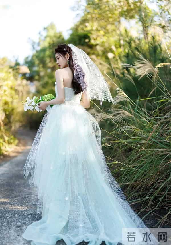 杨晨晨 白色婚纱