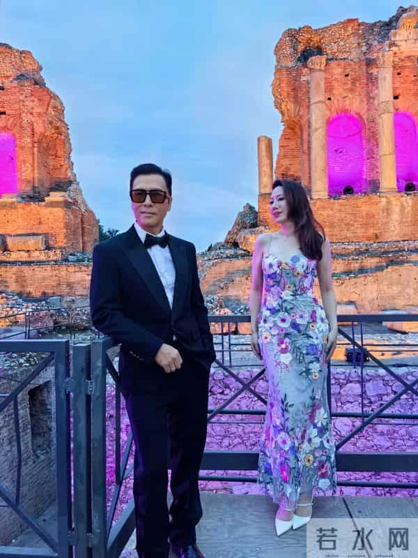 温州日清集团嫁女，甄子丹和汪诗诗甜蜜牵手，任达华女儿长得像他