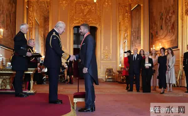 恭喜！50岁贝克汉姆正式授勋，西装可以纪念一辈子