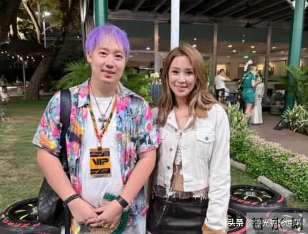 千亿阔太徐子淇老公李家诚当火炬手，她的反应超绝，果真御夫有术