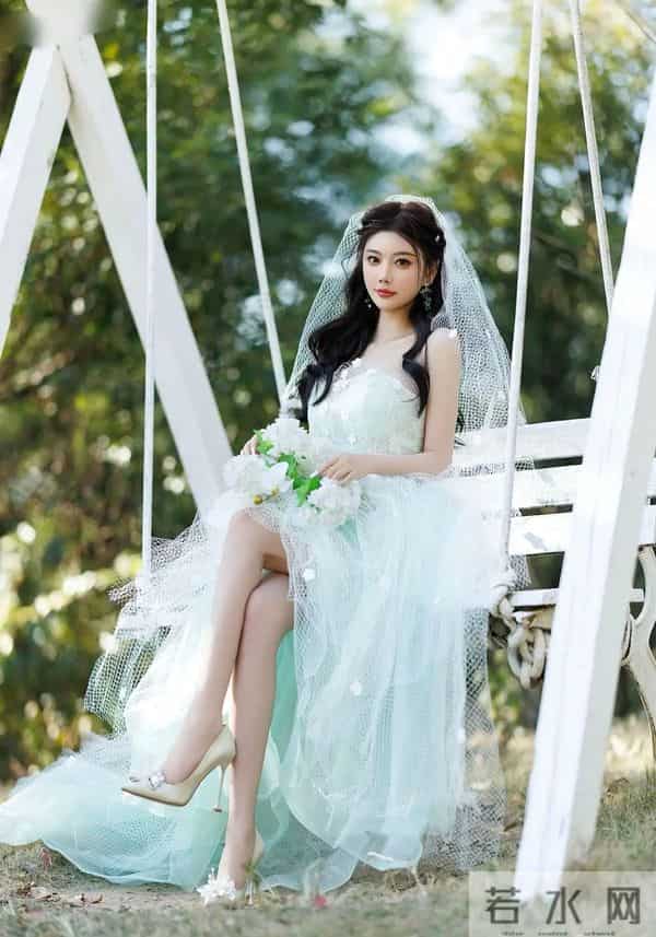 杨晨晨 白色婚纱