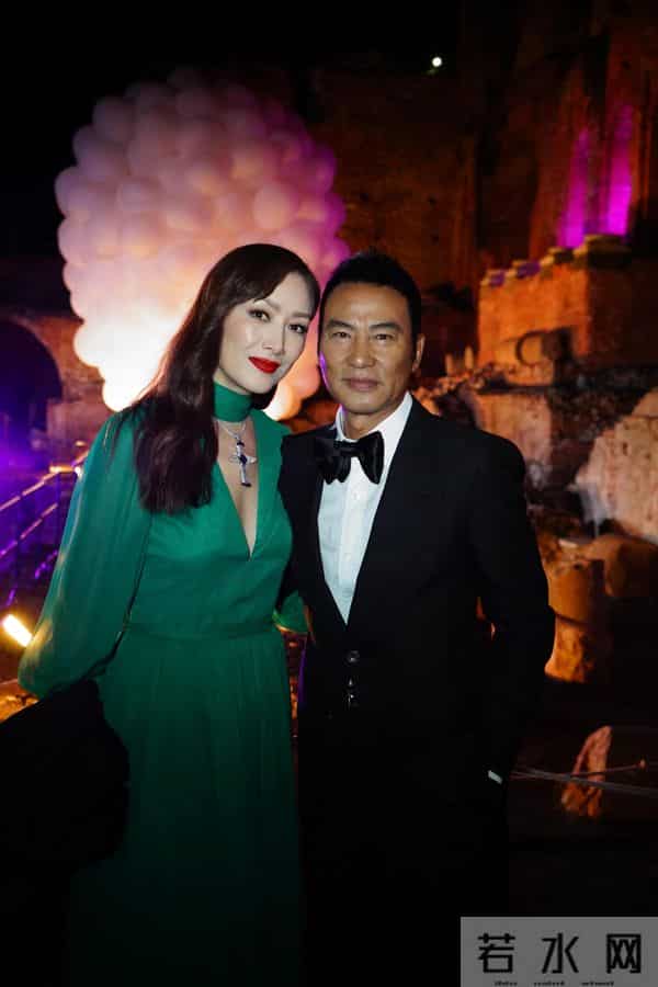 温州日清集团嫁女，甄子丹和汪诗诗甜蜜牵手，任达华女儿长得像他