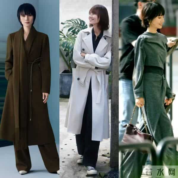 袁泉才是极简风穿搭标杆：基础款+配色干净，秋冬照穿高级感拉满