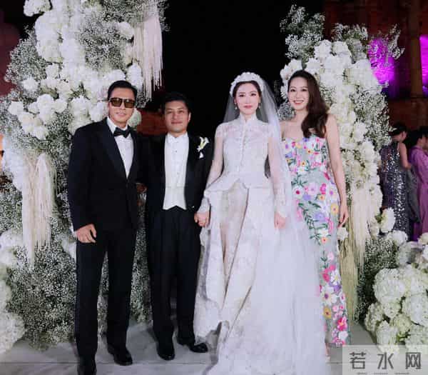 温州日清集团嫁女，甄子丹和汪诗诗甜蜜牵手，任达华女儿长得像他