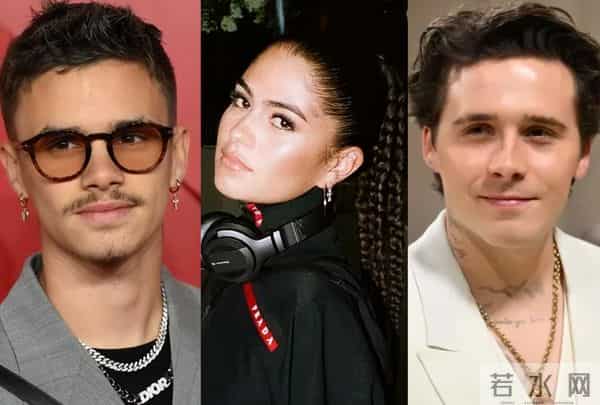 50岁贝克汉姆带妻儿领勋章,14岁小七好漂亮,布鲁克林依旧没露面