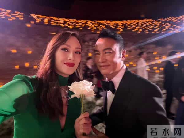 温州日清集团嫁女，甄子丹和汪诗诗甜蜜牵手，任达华女儿长得像他