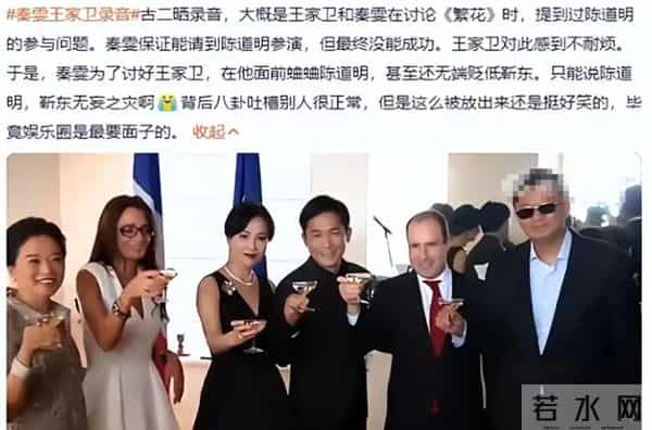 古二录音引爆娱乐圈！王家卫口碑暴跌，秦雯涉法炫权遭官媒点名