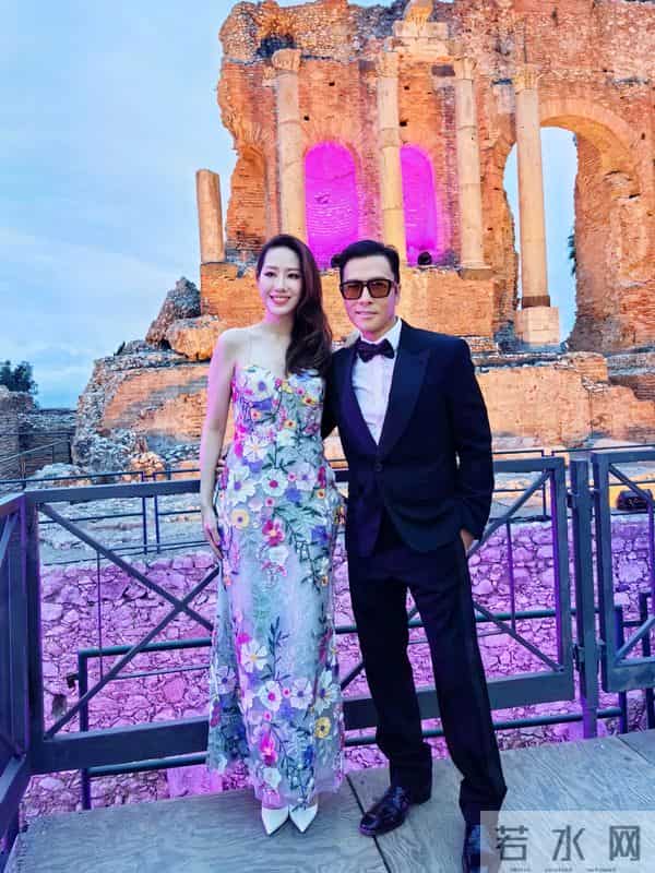 温州日清集团嫁女，甄子丹和汪诗诗甜蜜牵手，任达华女儿长得像他