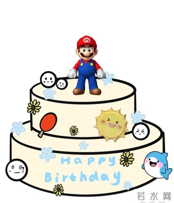 “莎，看我”，然后看影子低下去了，制作蛋糕的师傅也有点无辜啦