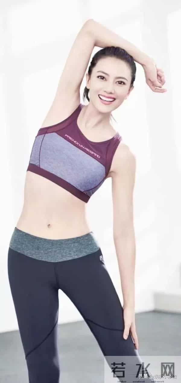 高圆圆日渐丰腴了，毕竟年龄大了