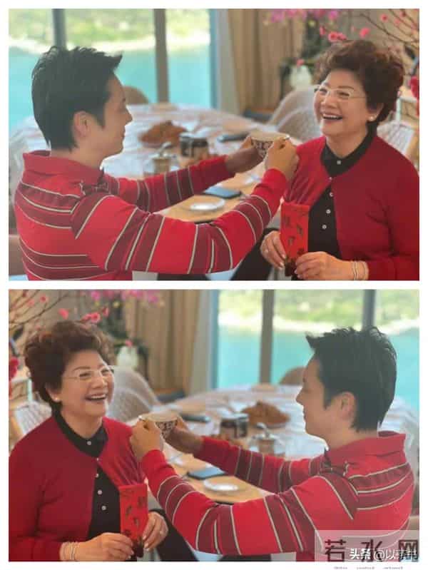 陈伟霆的妈妈是她,富家千金喜爱养狗面相慈祥,抚养仨孩子长大