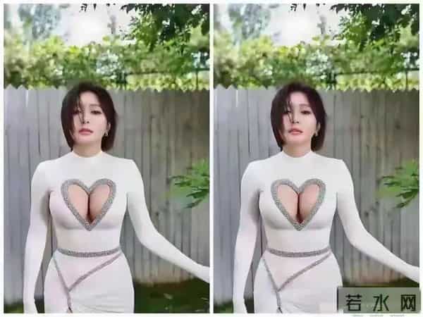 秦岚这身“心跳战衣”太绝了 白裙心形挖空设计 好身材藏都藏不住