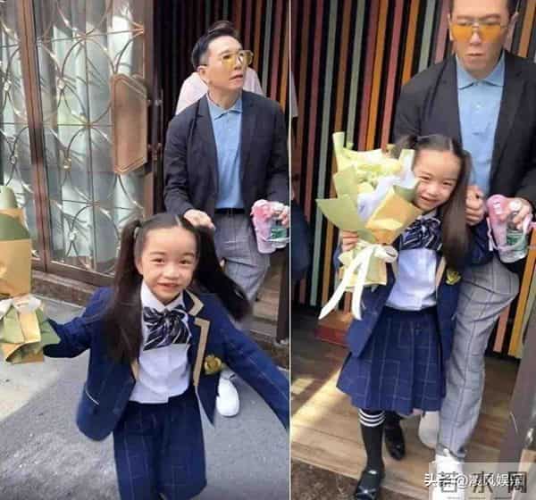 香港演员温兆伦的现状:61岁定居北京,依然帅气,10岁女儿很漂亮