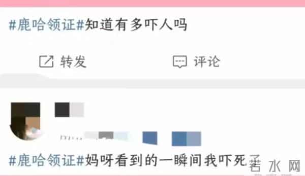 太突然！鹿哈官宣领证，3个月前已订婚，全网恭喜，终于等到这天