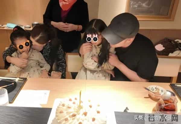 陈赫女儿9岁生日，张子萱出场撒糖，婆婆一脸慈爱，五口人超幸福