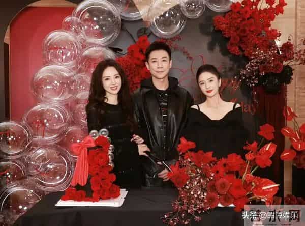 46岁董璇生日照孕味浓!捧蛋糕肚子鼓似四月,是有喜了?