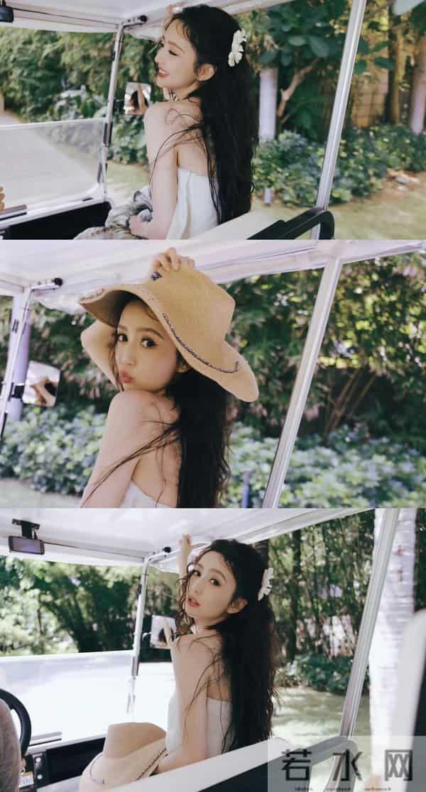 佟丽娅性感抹胸写真