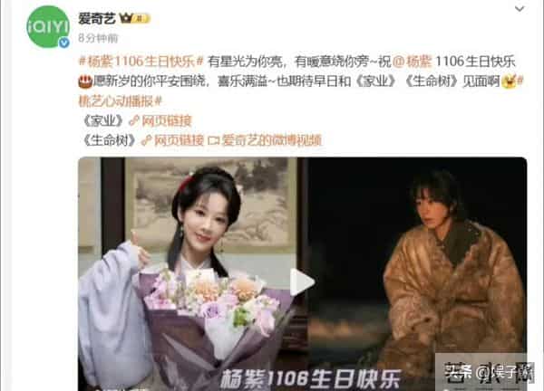 杨紫生日,人情世故,江湖地位,在她身上体现得淋漓尽致