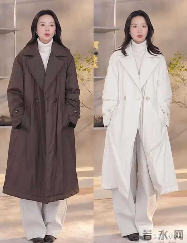 董洁的秋冬叠穿，真的把普通基础款穿出了高级感天花板！