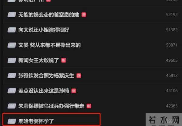 鹿哈领证不到24小时,妻子官宣怀孕,恶心的事还是出现了