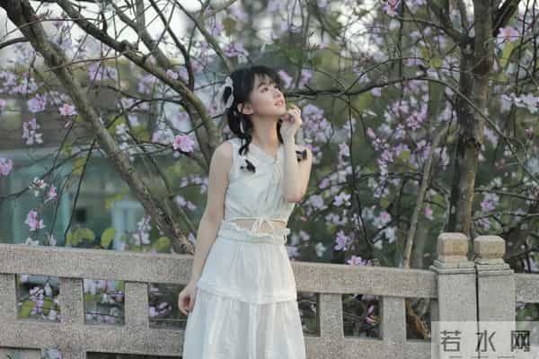 汤音璇｜清纯甜美写真，春日漫步，花海中的甜美少女