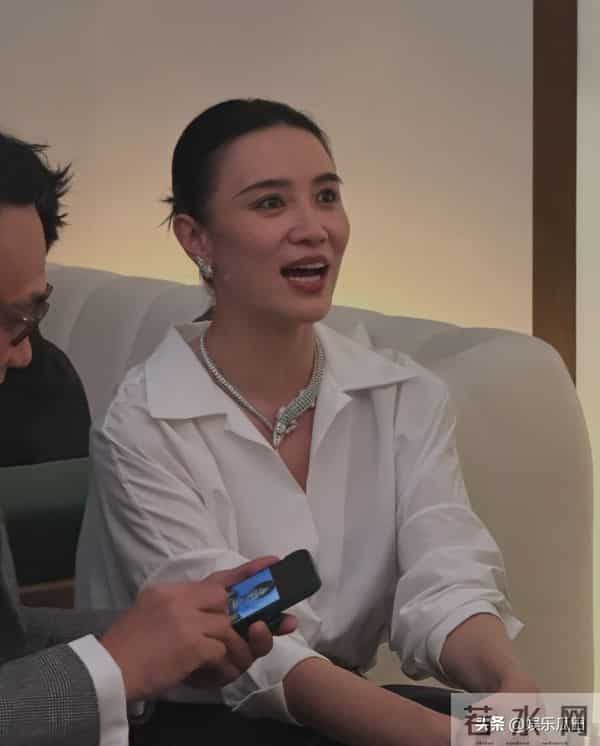 45岁宋佳参加卡地亚晚宴 白衬衫配包臀裙显高级 现场生图状态好到爆