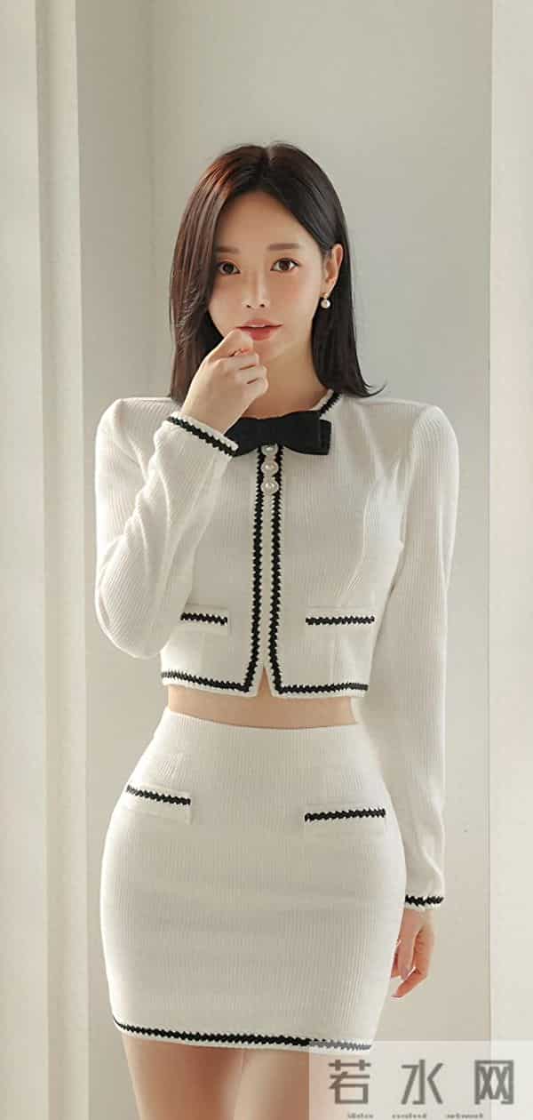 孙允珠全白衬衫+包臀裙，高级感通勤穿搭封神