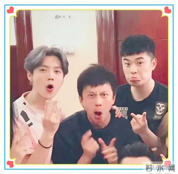 鹿晗、邓超为陈赫庆生，鹿晗让陈赫少吃点小龙虾，三人互动很搞笑