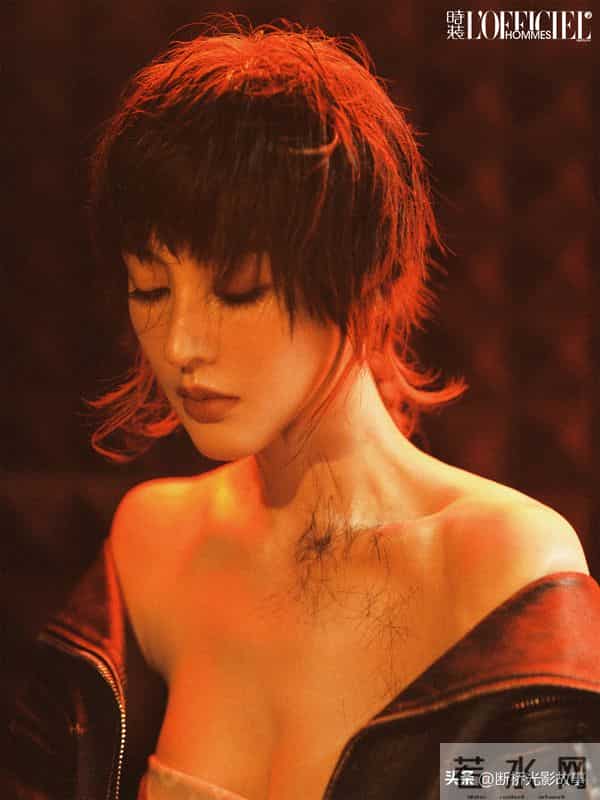 张天爱狼尾造型:三登封面,飒美张力拉满