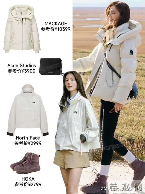 吴千语秋冬穿搭，皮风衣长大衣针织衫全hold住，港风酷飒又优雅