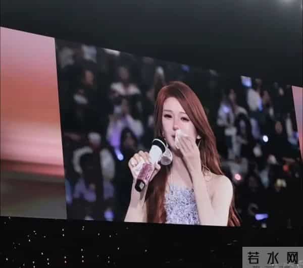 时隔一年后登台，赵露思在生日音乐会上数次落泪，现场表白粉丝
