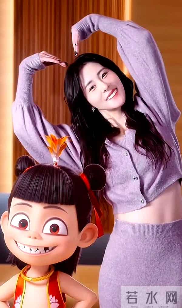 35岁张碧晨罕见晒女儿,5岁Judy腿又长又直,妈妈给她扎哪吒发型