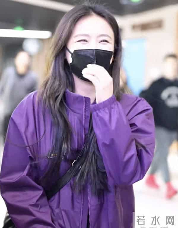 马思纯穿紫色好惊艳，太吸睛了!