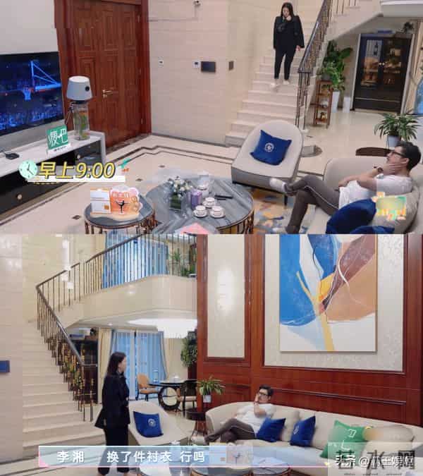 李湘回娘家,客厅大得像酒店大堂,悄咪咪的又炫了一把“富”