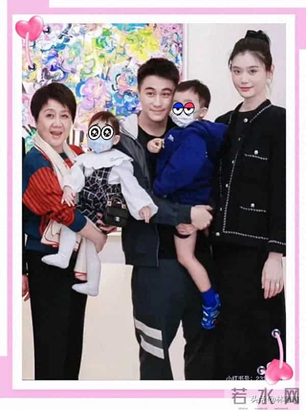 奚梦瑶、何猷君、梁安琪一家三口逛商场被偶遇，何猷君腿毛抢镜！