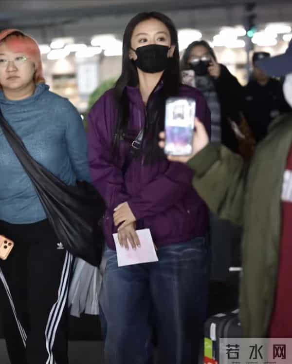 马思纯穿紫色好惊艳,太吸睛了!