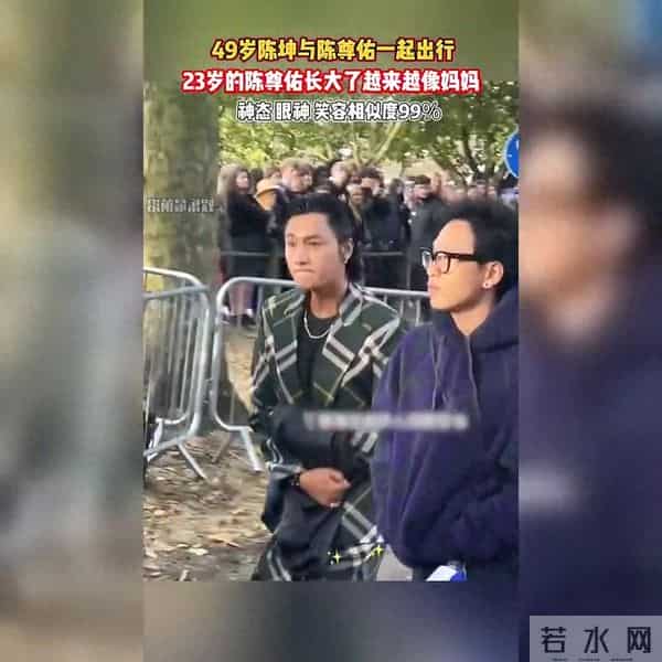 陈尊佑帅气成长引关注!与陈坤共进晚餐尽显父子情深