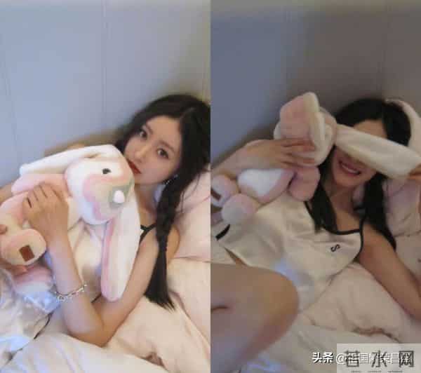 张天爱白色缎面吊带下的"松弛感美学"