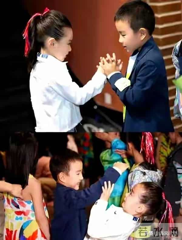 董璇生日宴会,佟大为儿子与小酒窝青梅竹马同框,长相神似爸爸