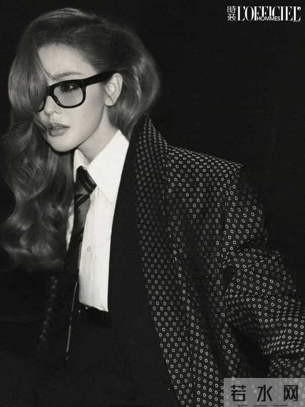 张天爱时装男士十一月刊,性感写真美图