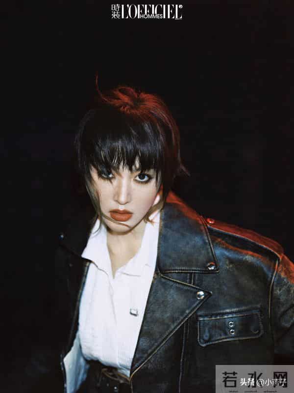 隐我于行、破茧而生张天爱登封《时尚男装》11月刊封面酷、辣、美