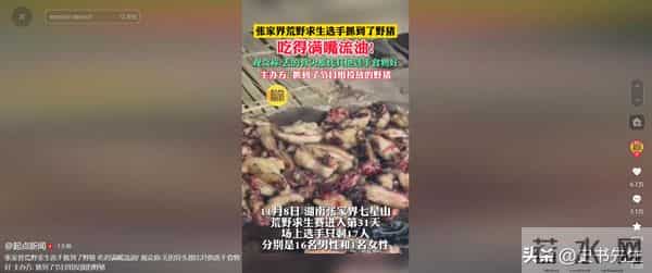 剧本实锤？求生选手吃上“神级”野猪宴，引网友热议，赛事方回应