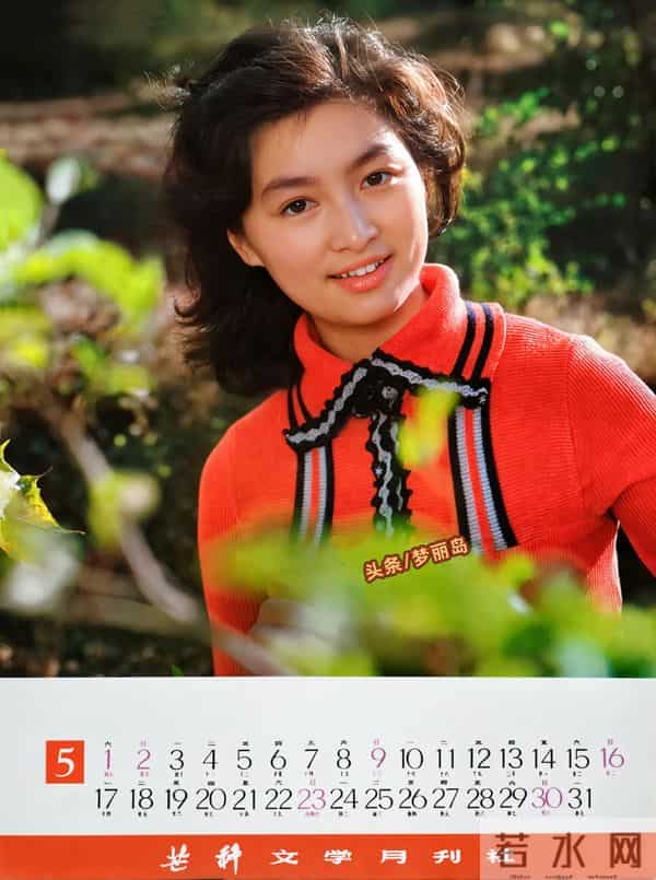 1982年明星挂历 张瑜 陈冲 刘冬 赵娜 娜仁花 殷亭如 李秀明 潘虹 林芳兵等